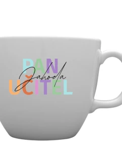 Personalizovaný MEGA XXL keramický hrnek 1000 ml pro paní učitelku/pana učitele