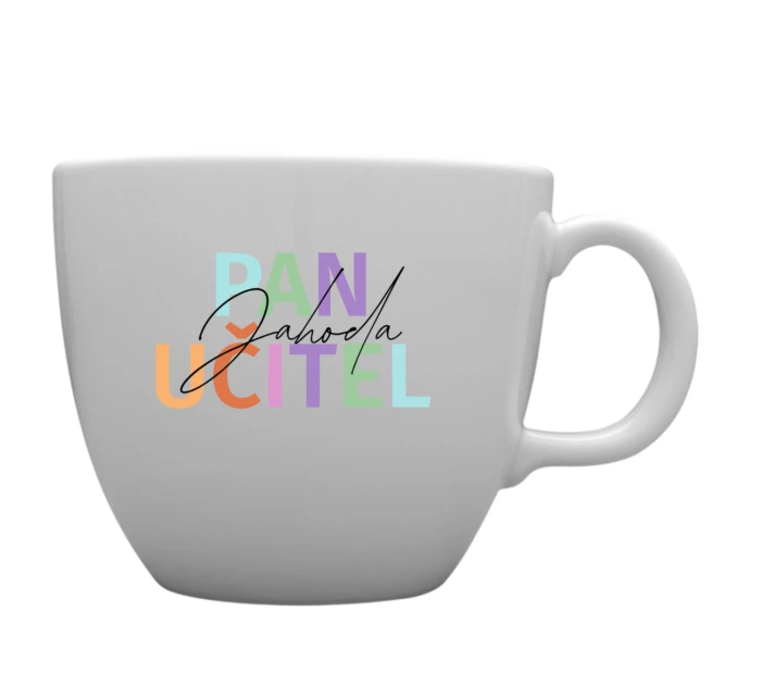 Personalizovaný MEGA XXL keramický hrnek 1000 ml pro paní učitelku/pana učitele
