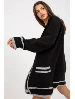 Svetr na zapínání model 170831 Rue Paris Svetr na zapínání model 170831 Rue Paris