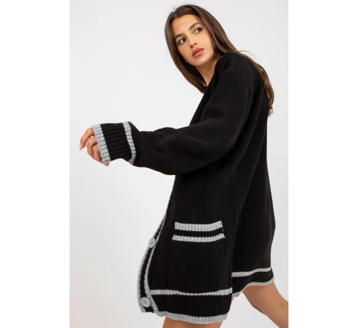 Svetr na zapínání model 170831 Rue Paris Svetr na zapínání model 170831 Rue Paris