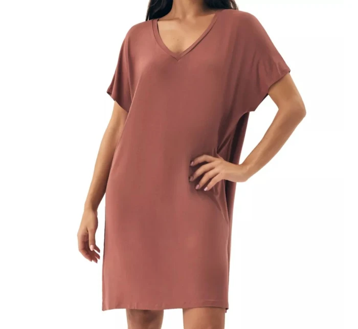 Dámská noční košilka brown model 21785299 - Henderson Dámská noční košilka brown model 21785299 - Henderson