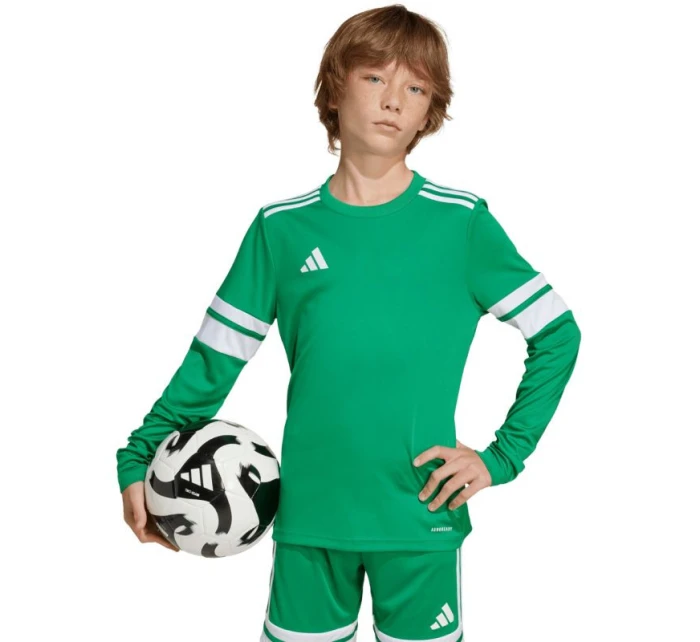Dětské tričko adidas Squadra 25 s dlouhým rukávem zelené JN7491