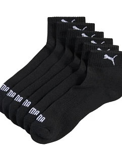Ponožky Puma Cushioned Quarter, balení po 3 kusech, černé, 938581 01