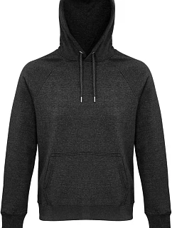 SOL'S Stellar Unisex raglánová mikina s kapucí z bio bavlny model 22525119 charcoal melange