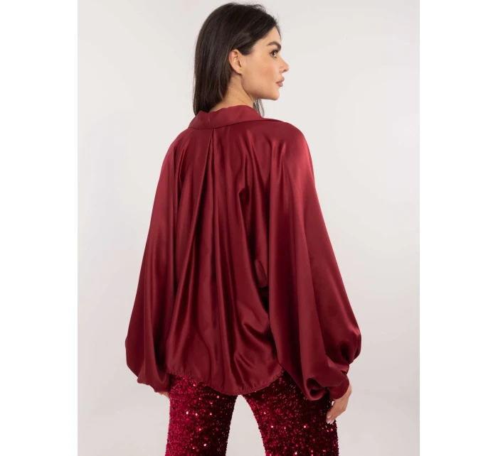 Košile DHJ KS model 21485643 bordó - FPrice