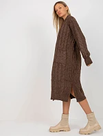 Dámský svetr LC SW 8032 hnědý