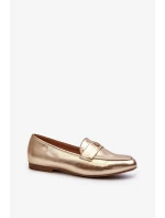 Dámské mokasíny na plochém podpatku Gold Sylvaine Dámské mokasíny na plochém podpatku Gold Sylvaine