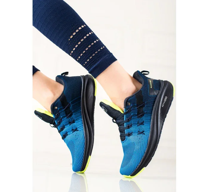 Klasické tenisky dámské modré bez podpatku Klasické tenisky dámské modré bez podpatku