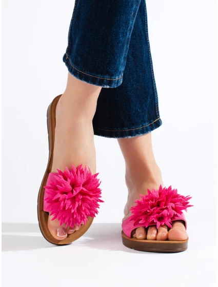 Praktické nazouváky fialové dámské bez podpatku Praktické nazouváky fialové dámské bez podpatku