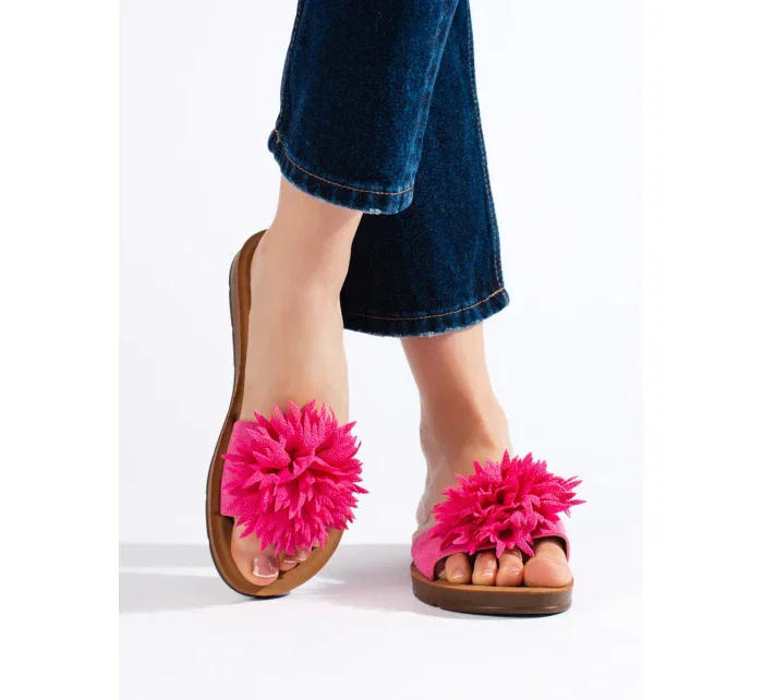 Praktické nazouváky fialové dámské bez podpatku Praktické nazouváky fialové dámské bez podpatku