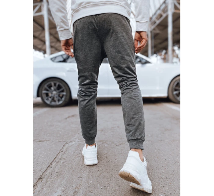 Pánské světle šedé teplákové kalhoty Dstreet model 21975798 - FashionStreet