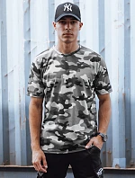 Pánské maskáčové antracitové moro tričko FashionStreet RX5590