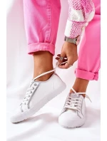 Dámské Kožené Tenisky BIG STAR model 21559778 Bílé - Big Star Shoes