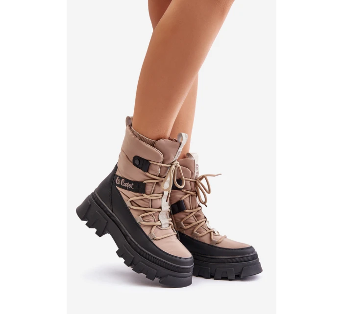 Dámské Sněhule Na Zip model 21676960 Béžové - Lee Cooper