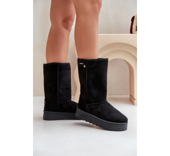 Vysoké Sněhule Na Platformě Big Star model 21679175 Černé - Big Star Shoes