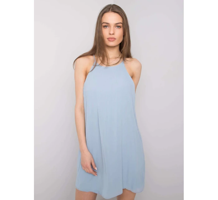 Šaty model 18371852 světle modré - FPrice Šaty model 18371852 světle modré - FPrice