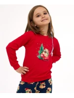 Cornette Dětské dívčí pyžamo 594/186 Teddy length/r Christmas 86-128 Cornette Dětské dívčí pyžamo 594/186 Teddy length/r Christmas 86-128