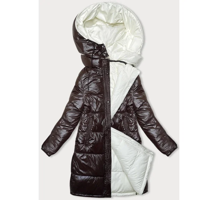 hrubší dámská zimní oboustranná bunda model 21245909 - MELYA MELODY