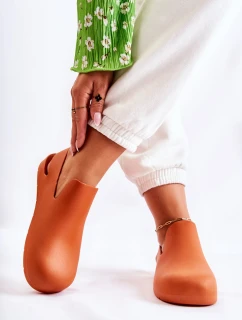 Módní gumové dřeváky oranžový model 21586307 - Boto