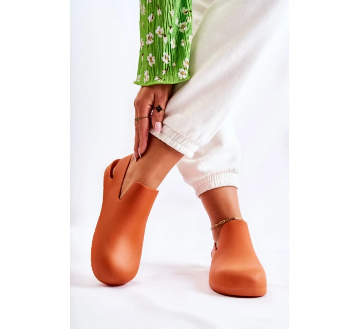 Módní gumové dřeváky oranžový model 21586307 - Boto