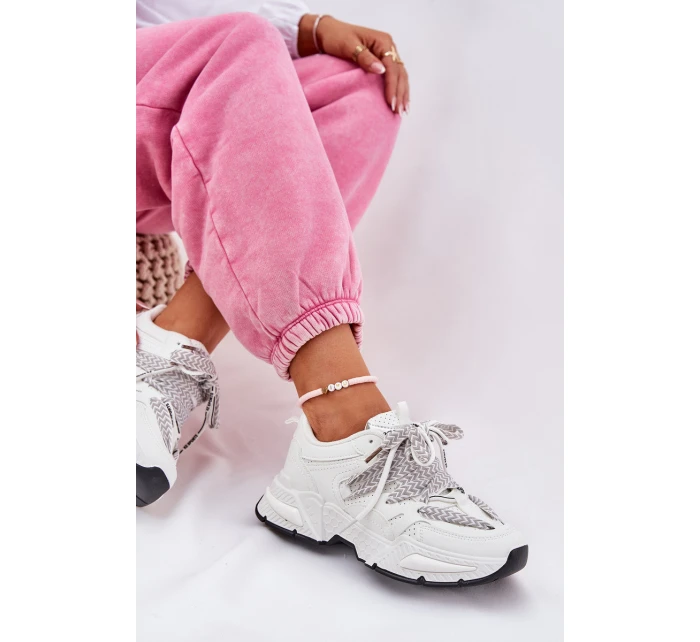 Tenisky Sportovní Boty Dámské S Dvojitým Šněrováním Bílé Efobell Tenisky Sportovní Boty Dámské S Dvojitým Šněrováním Bílé Efobell