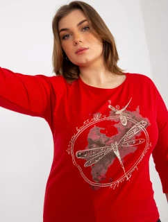 Bluzka RV BZ model 21141996 czerwony - FPrice