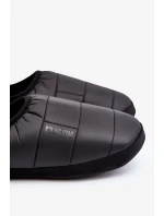 Pánské zateplené pantofle Black Big Star Pánské zateplené pantofle Black Big Star