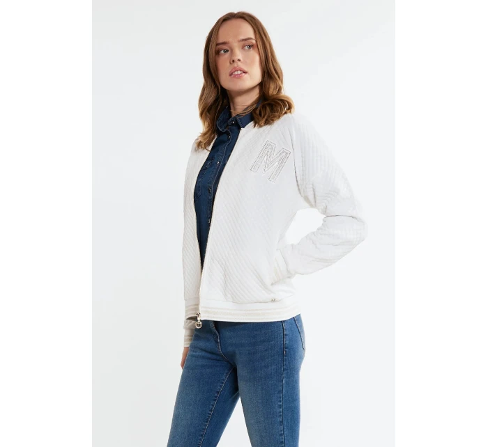 Dámská krátká bunda s aplikací BZR0090-001 - Monnari