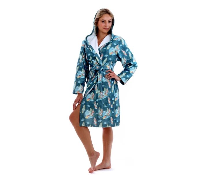 Dámský župan 3151 Oahu s kapucí - Vestis Dámský župan 3151 Oahu s kapucí - Vestis