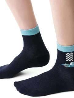 Chlapecké vzorované ponožky 014 GRANATUE 29-31