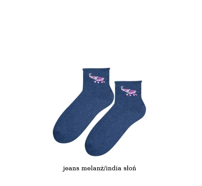 Vzorované netlačící ponožky Steven art.099 35-40