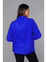 Krátký přehoz přes oblečení typu alpaka v chrpové barvě (CJ65) Krátký přehoz přes oblečení typu alpaka v chrpové barvě (CJ65)