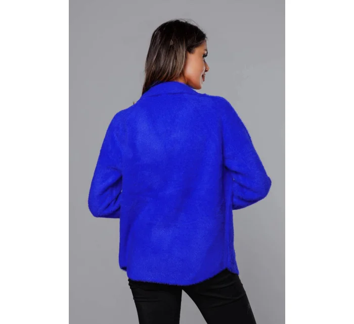 Krátký přehoz přes oblečení typu alpaka v chrpové barvě (CJ65) Krátký přehoz přes oblečení typu alpaka v chrpové barvě (CJ65)