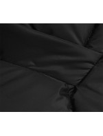 Černá bunda s kapucí pro přechodné období (LHD-23002)