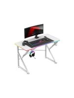 Herní stůl Hero model 21326252 RGB White - Huzaro Herní stůl Hero model 21326252 RGB White - Huzaro