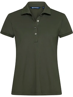Cutter & Buck Virtue Polo Solid Women Dámské funkční polo 68.4435 ivy green