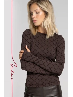 Bezešvá halenka s monogramem