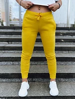 Dámské tepláky FITS žluté UY0534