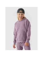 Dívčí nepruhovaná mikina s kapucí 4F Junior 4FJWMM00TSWSF1316-51S Dívčí nepruhovaná mikina s kapucí 4F Junior 4FJWMM00TSWSF1316-51S