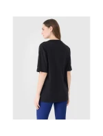 Dámské hladké tričko oversize 4F 4FRSS25TTSHF2694-20S Dámské hladké tričko oversize 4F 4FRSS25TTSHF2694-20S