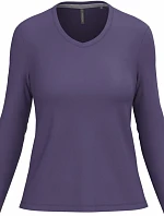 Kariban K 382 Dámské tričko do V s dl. rukávem 20.K382 purple