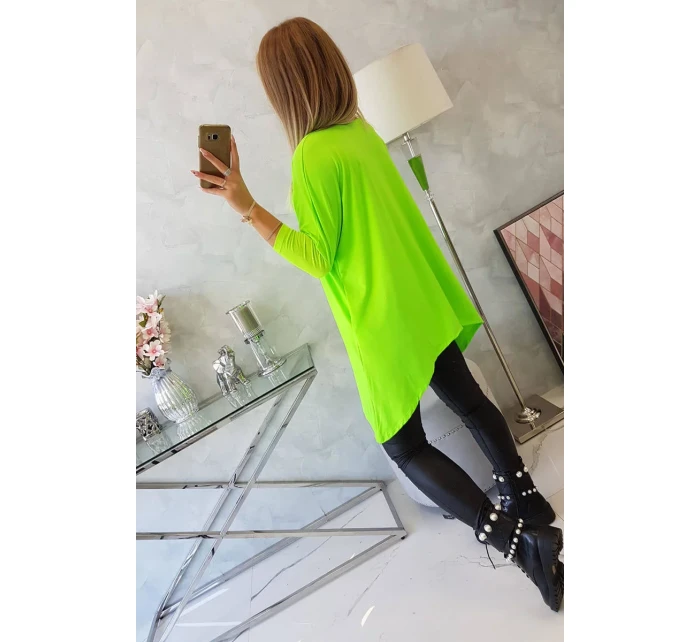 Oversize halenka zelená neonová Oversize halenka zelená neonová