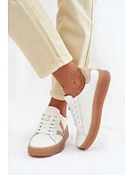 Dámské tenisky z pravé kůže na platformě Vinceza 79597 Bílé Dámské tenisky z pravé kůže na platformě Vinceza 79597 Bílé