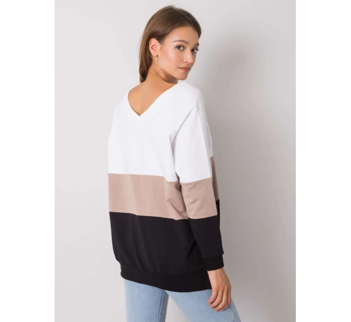 Mikina RV BL 5972.07 černá a béžová