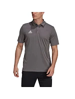 Pánské polo tričko Entrada 22 M H57486 tmavě šedé - Adidas Pánské polo tričko Entrada 22 M H57486 tmavě šedé - Adidas