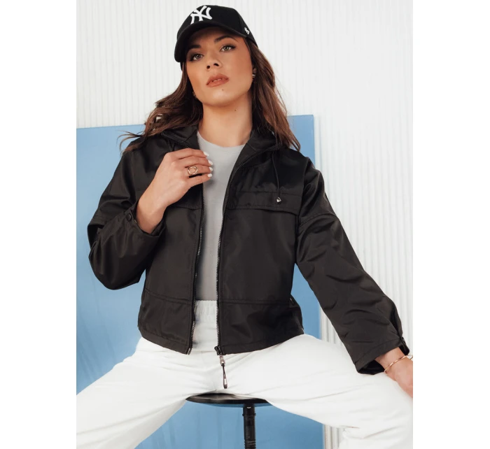 Dámská přechodná bunda EUNIKAR černá FashionStreet TY4333 Dámská přechodná bunda EUNIKAR černá FashionStreet TY4333