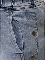 Dámské džíny s širokými nohavicemi modré FashionStreet UY2986