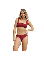 Dámské plavky BRA tmavě červená model 22206211 - DIM Dámské plavky BRA tmavě červená model 22206211 - DIM