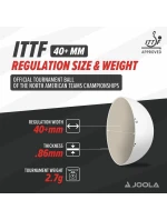 JOOLA PRIME 72KS MÍČKŮ NA STOLNÍ TENIS BÍLÝCH JOOLA PRIME 72KS MÍČKŮ NA STOLNÍ TENIS BÍLÝCH