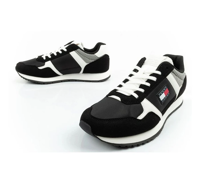 Tommy Hilfiger pánské sportovní boty Tjm Runner Casual black tenisky Tommy Hilfiger pánské sportovní boty Tjm Runner Casual black tenisky